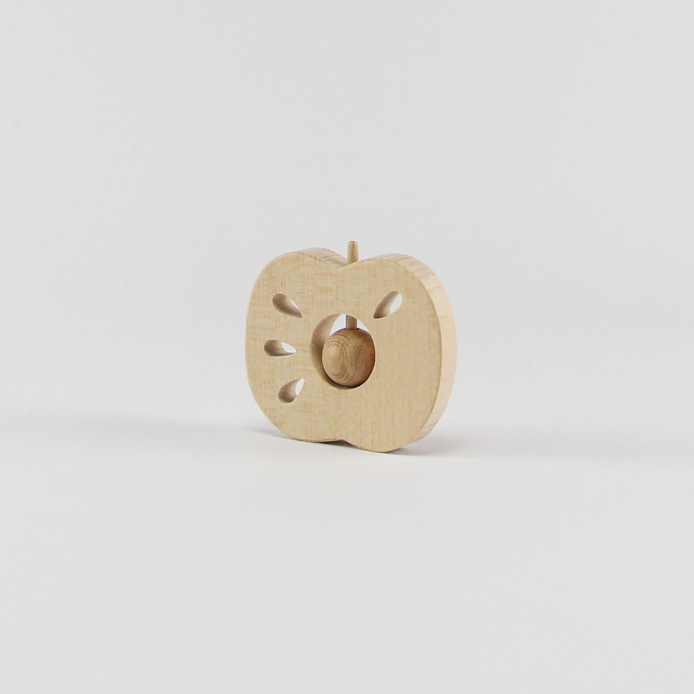 Houten rammelaar appel - Loek s nice product foto 10 16 - 6015
