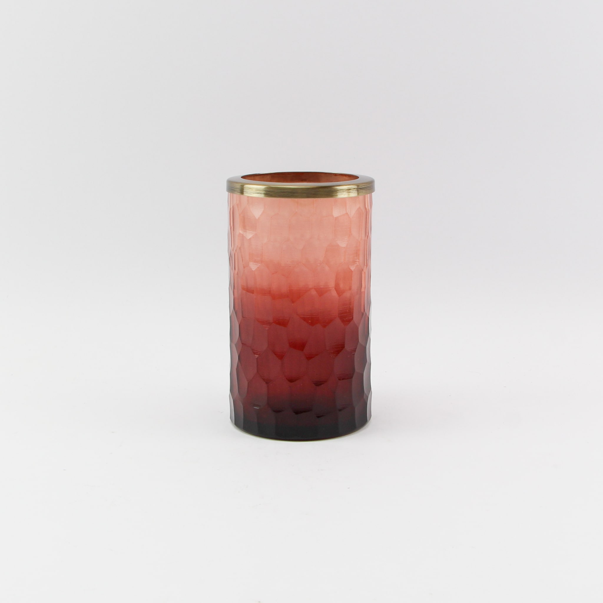 Beker gehamerd glas roze - Loeks nice product foto 1000 min 1 - 1034