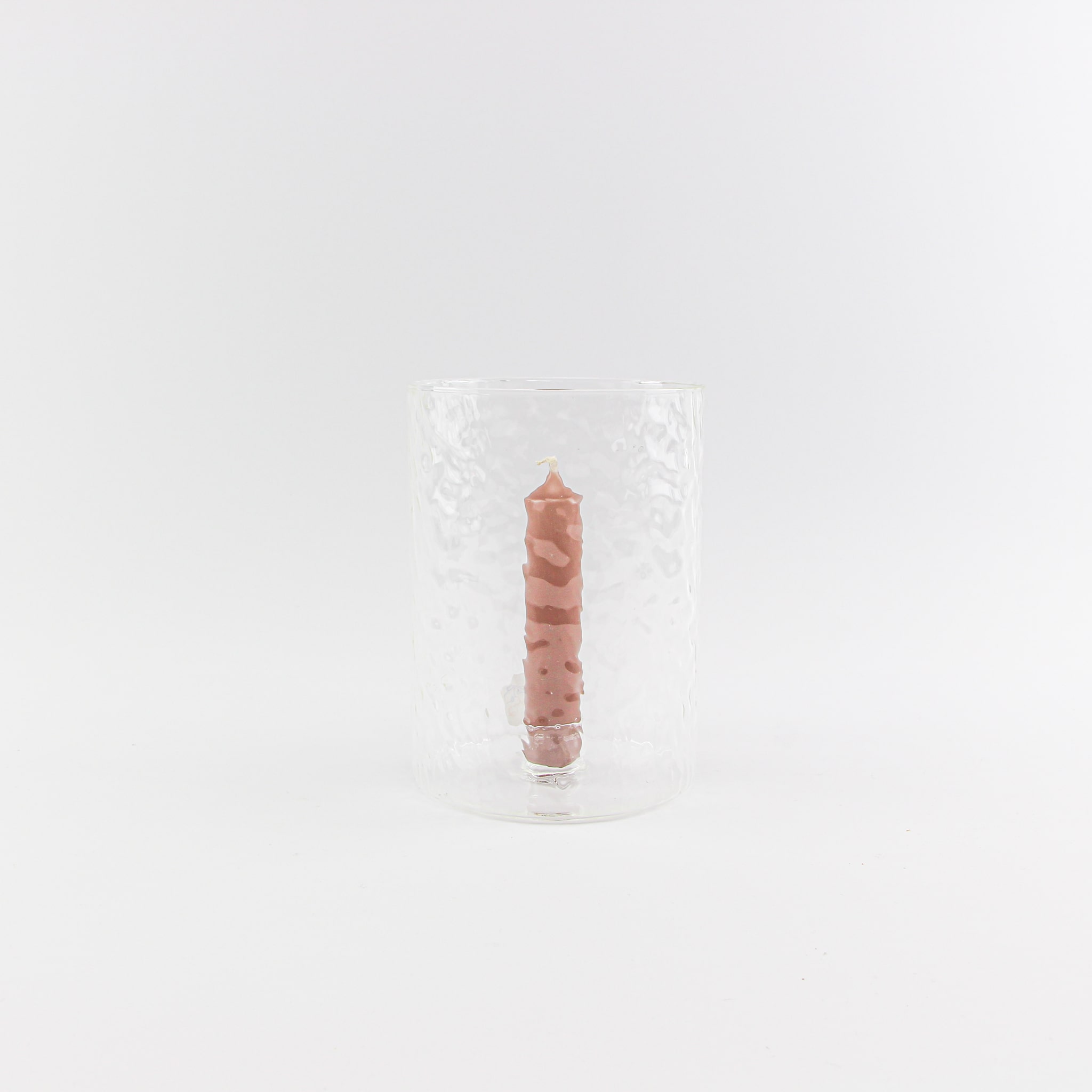 Kandelaar vaas gehamerd glas S - Loeks nice product foto 1316 min 1 - 8187