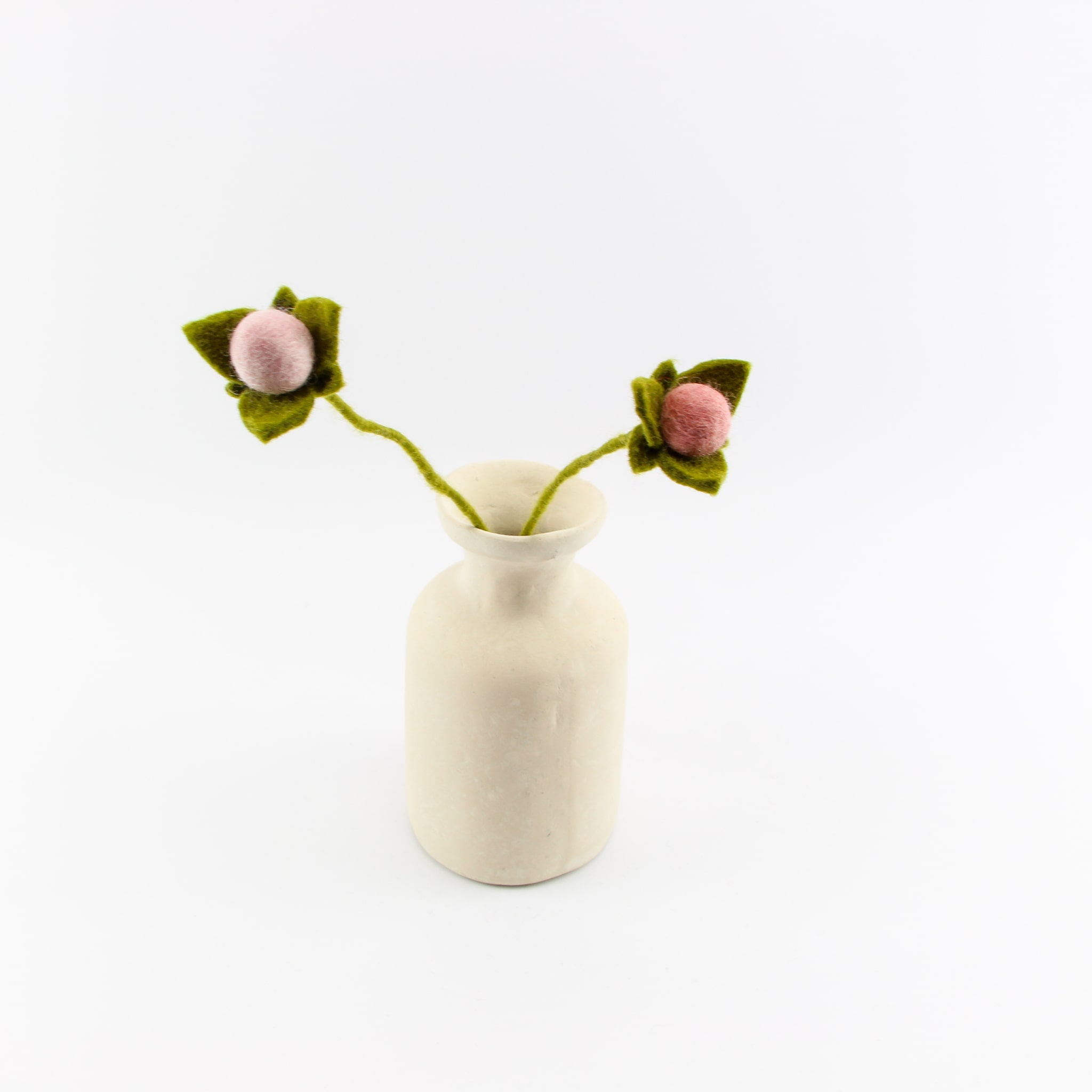 Vilten Roos knop - Loeks nice product foto 1537 min - 8152