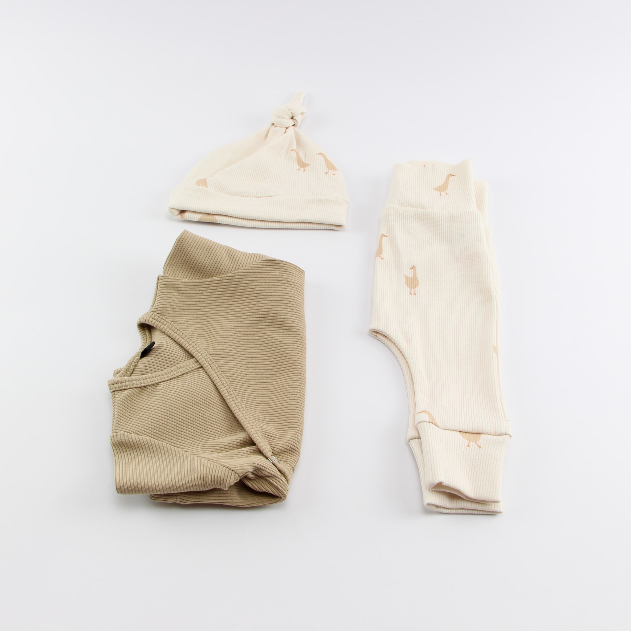 Overslagshirt beige rib - Loeks nice product foto 1572 min 3 - 6120