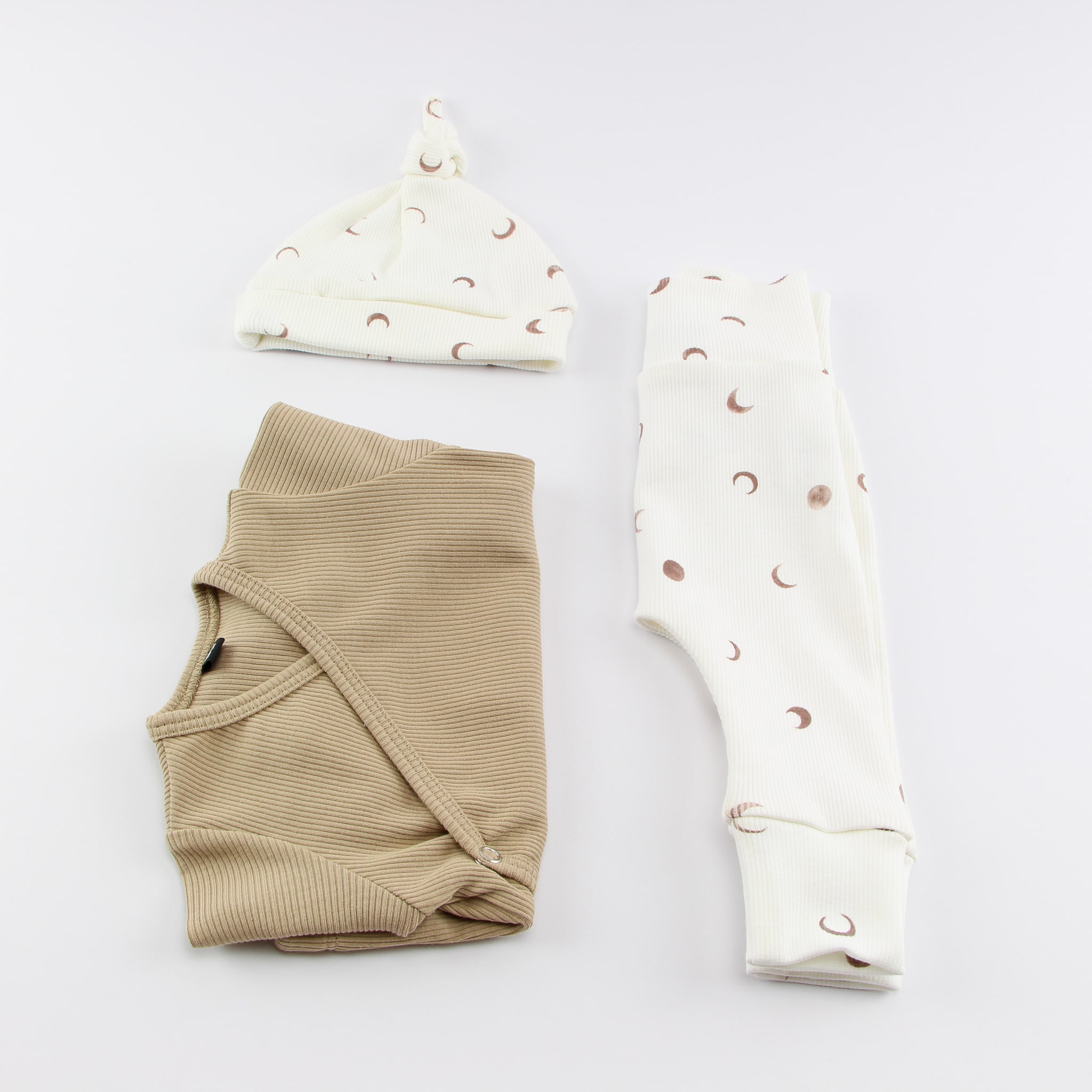 Overslagshirt beige rib - Loeks nice product foto 1607 min 2 - 6120
