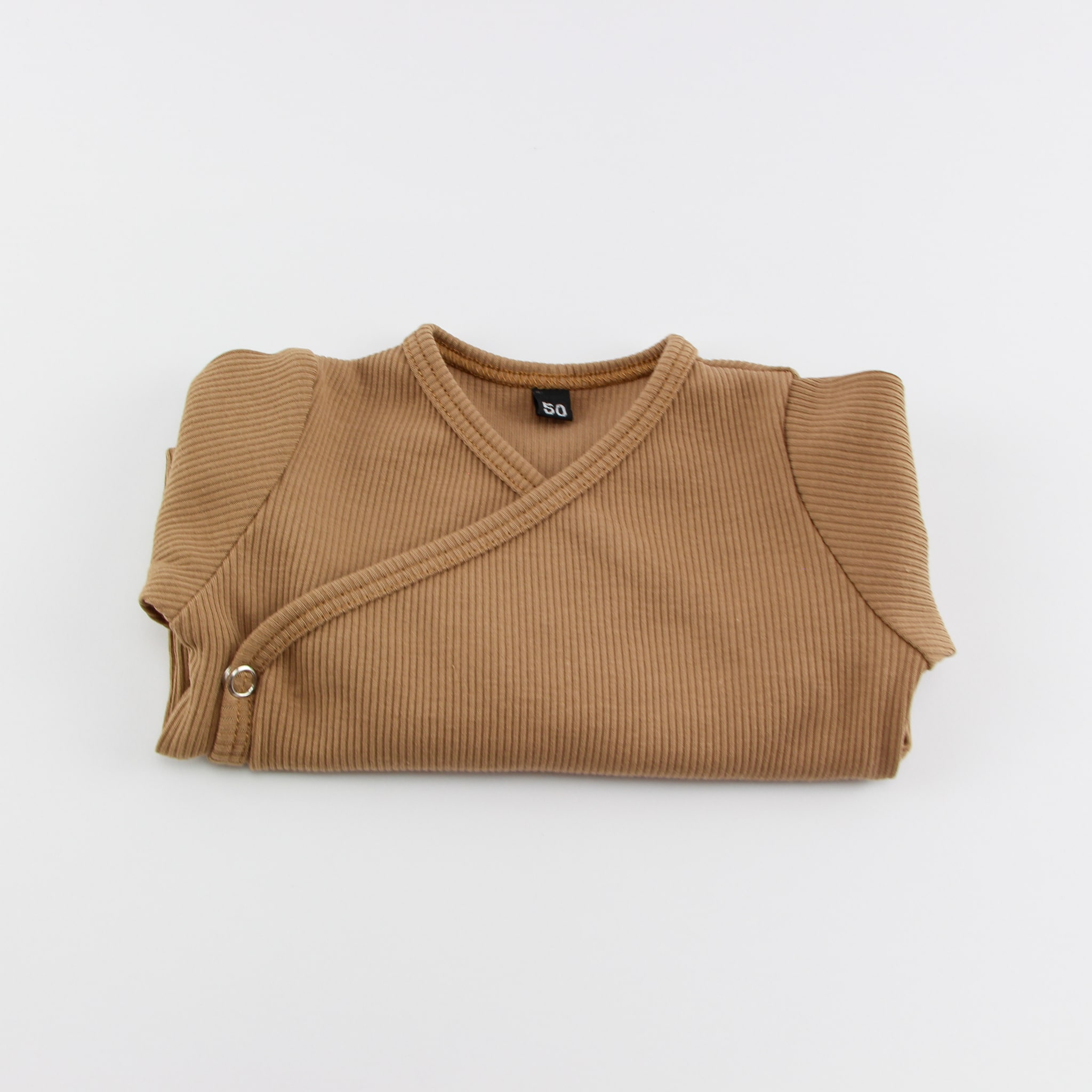 Overslagshirt bruin rib - Loeks nice product foto 1616 min - 6118