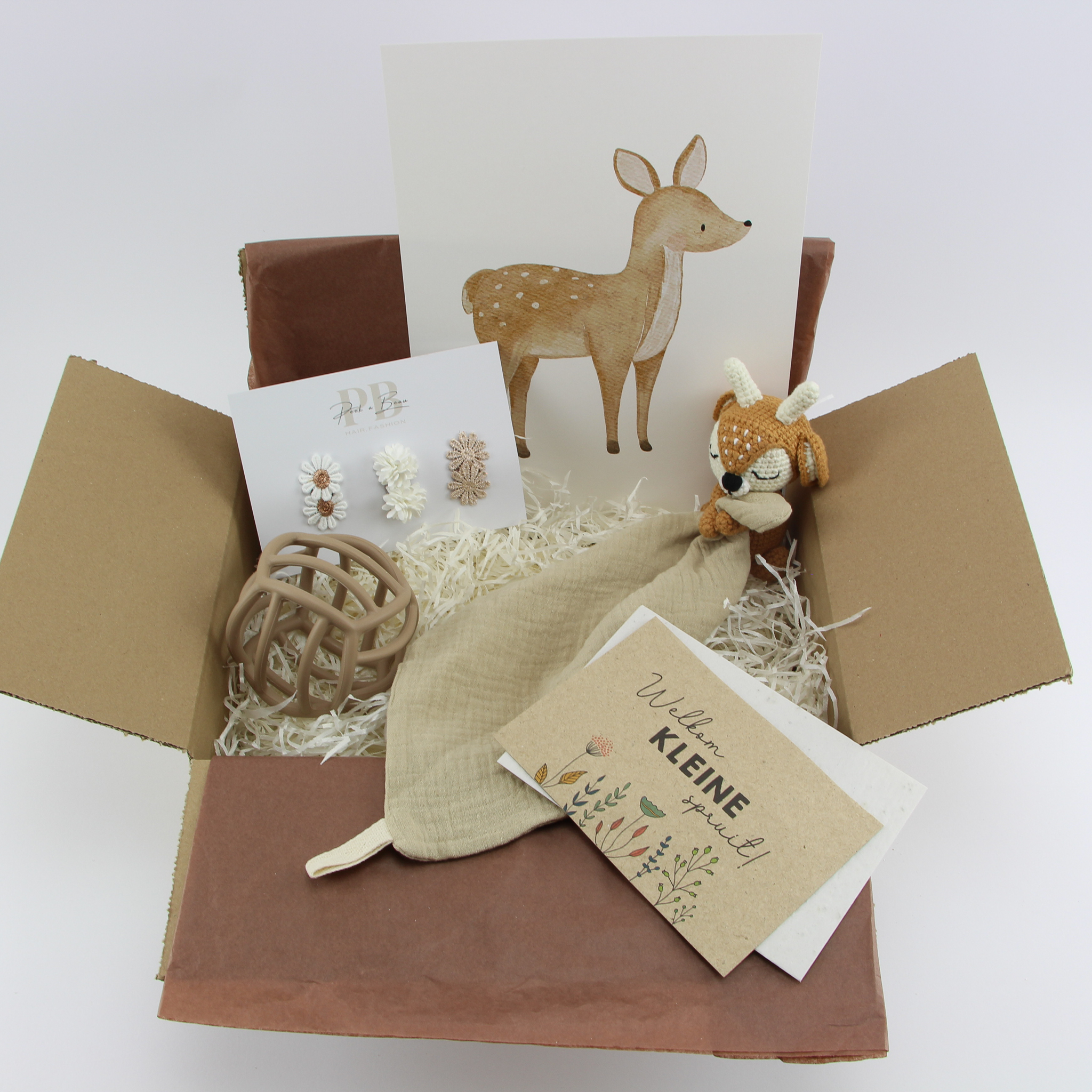 Cadeaupakket geboorte meisje - Loeks nice product foto 1688 - 9009
